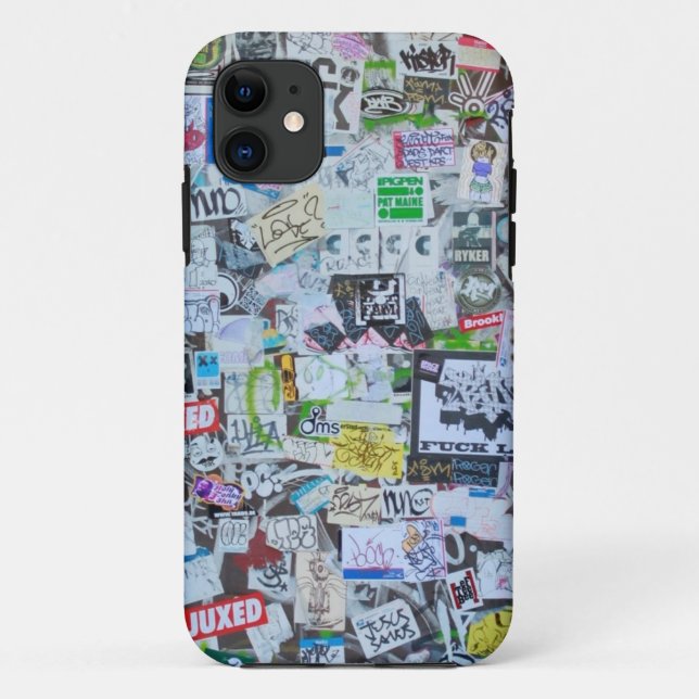 Capa Para iPhone 11 Impressão III de 5 grafites de Pointz (Verso)