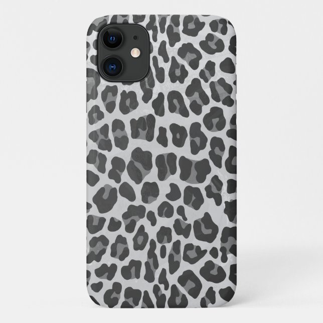 Capa Para iPhone 11 Impressão Leopardo (Verso)