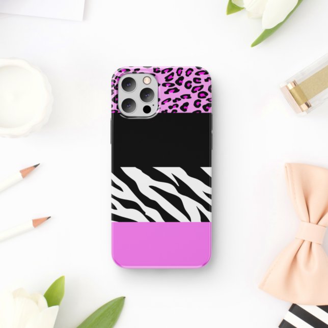 Capa Para iPhone 11 Impressão Leopardo, Impressão Zebra, Impressão Ani (Criador carregado)