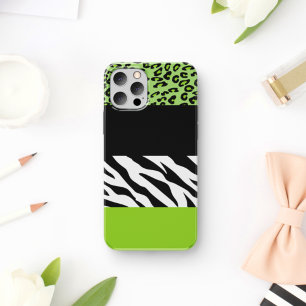 Capa Para iPhone 11 Impressão Leopardo, Impressão Zebra, Impressão Ani