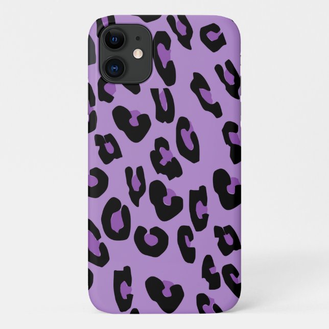 Capa Para iPhone 11 Impressão Leopardo, Manchas Leopardo, Leopardo Rox (Verso)