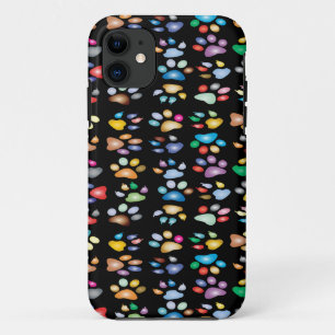 Capa Para iPhone 11 Impressões coloridas da pata