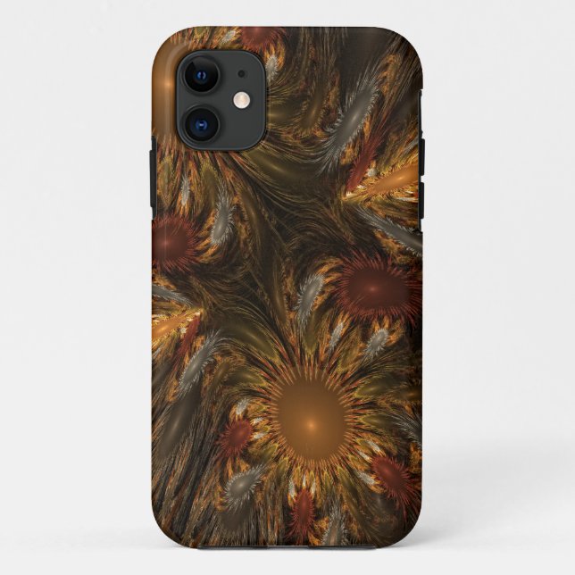 Capa Para iPhone 11 Impressões de girassol (Verso)