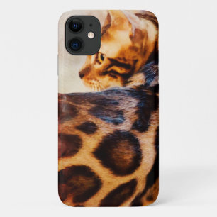 Capa Para iPhone 11 Incrível capa de telefone 11 do Gato de Bengala