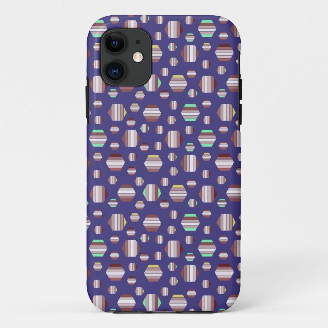 Capa Para iPhone 11 Incrível Padrão Floral (Verso)