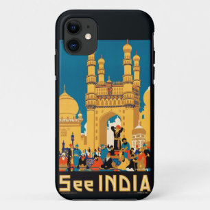Capa Para iPhone 11 India Travel Poster iPhone case