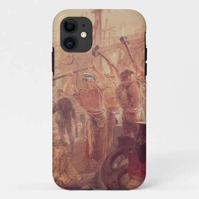 Capa Para iPhone 11 Indústria no Tyne: Ferro e carvão (w/c) (Verso)