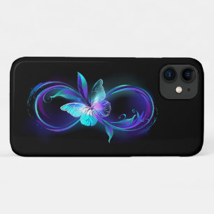 Capa Para iPhone 11 Infinidade brilhante com borboleta mágica