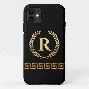 Capa Para iPhone 11 Iniciais Personalizadas Gregas
