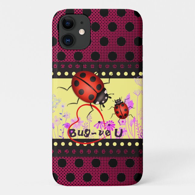 Capa Para iPhone 11 Inseto Me Ladybug (Verso)