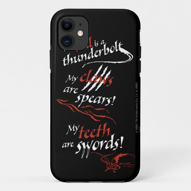 Capa Para iPhone 11 Introdução SMAUG™ (Verso)