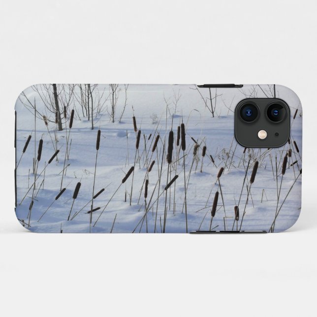 Capa Para iPhone 11 Inverno no Quebec, Canadá (Verso (horizontal))