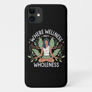 Capa Para iPhone 11 Ioga Onde o Bem-Estar Encontra a Totalidade