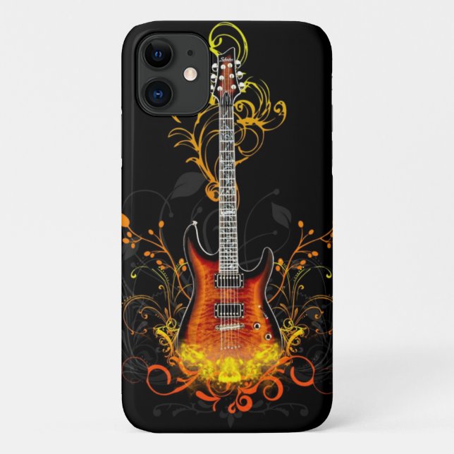 Capa Para iPhone 11 iPhone 11 Case-Guitar (Verso)