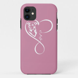 Capa Para iPhone 11 iPhone 2017 da pulsação do coração de Pitbull/caso