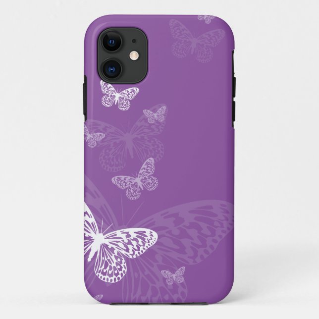 Capa Para iPhone 11 IPHONE 5: Borboletas 7 (Verso)