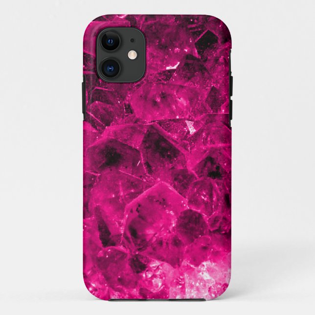 Capa Para iPhone 11 iPhone 5 mal lá cristais do rosa quente do caso (Verso)