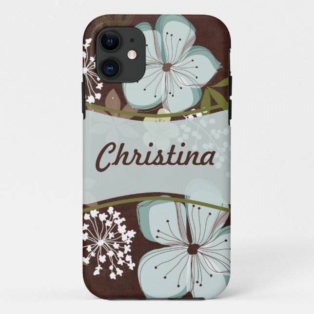 Capa Para iPhone 11 iPhone 5 Mate Mal Ali™ Case Hawaiian Flowe (Verso)