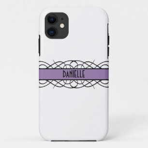 Capa Para iPhone 11 iPhone 5 Tough Xtreme Case de deco púrpura