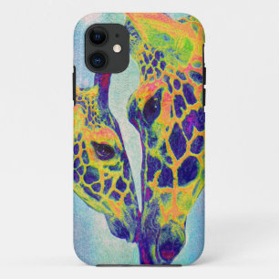 Capa Para iPhone 11 iPhone azul do girafa