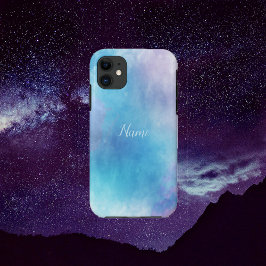 Capa Para iPhone 11 iPhone Azul e Púrpura / iPad Case