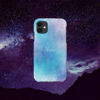 Capa Para iPhone 11 iPhone Azul e Púrpura / iPad Case