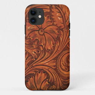 Capa Para iPhone 11 iphone de couro utilizado ferramentas floral do