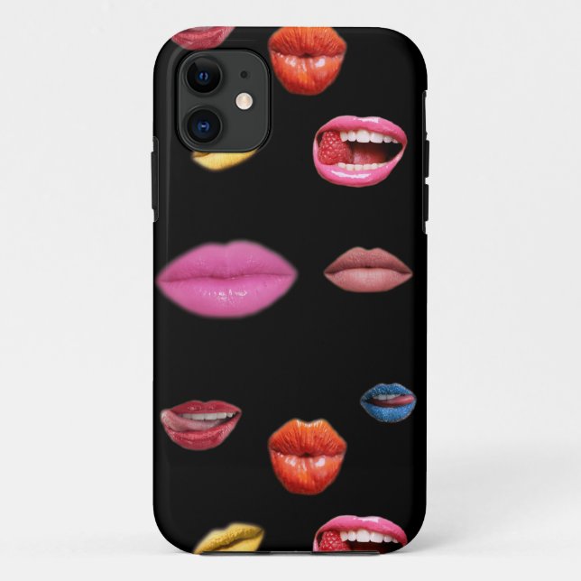Capa Para iPhone 11 iPhone de lábios (Verso)