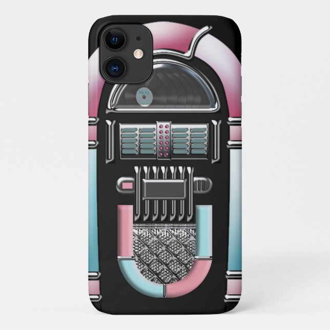 Capa Para iPhone 11 iPhone do Retro Jukebox (Verso)