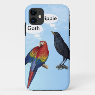 Capa Para iPhone 11 Iphone engraçado do Hippie do gótico 5 casos