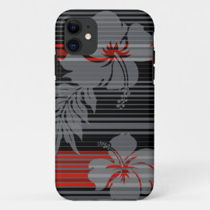 Capa Para iPhone 11 iPhone havaiano 5Cases da listra do hibiscus de