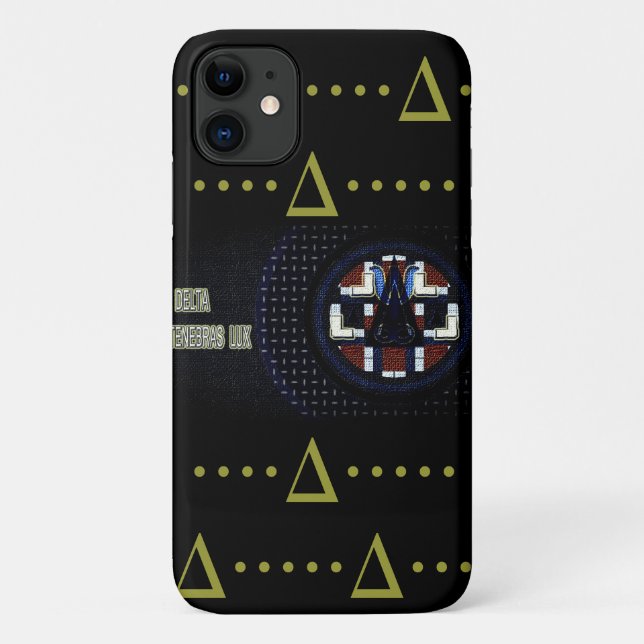 Capa Para iPhone 11 iPhone inspirado no DELTA Quarto Quadra Socionics (Verso)