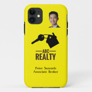 Capa Para iPhone 11 iPhone / iPad amarelo da marca Real Estate