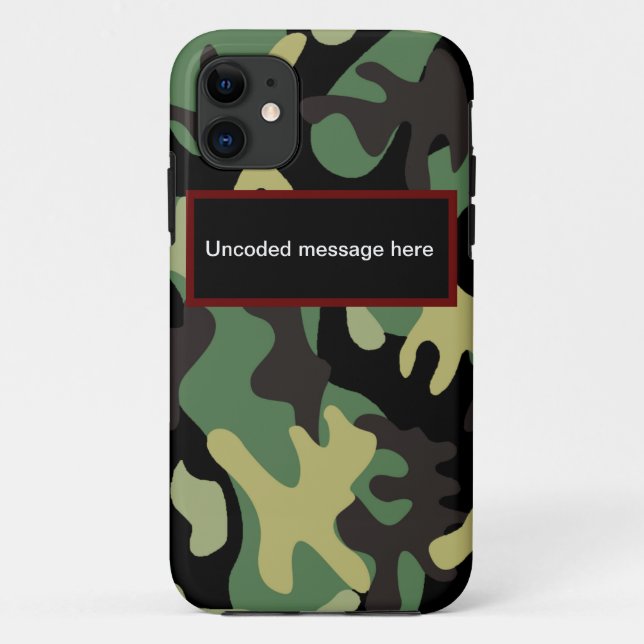 Capa Para iPhone 11 iPhone / iPad case do Camo (Verso)