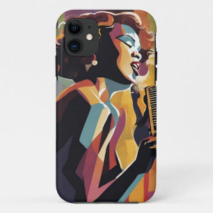 Capa Para iPhone 11 iPhone / iPad case Female Nightclub Singer