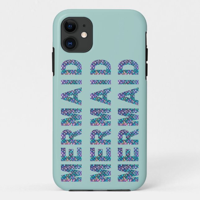 Capa Para iPhone 11 iPhone / iPad case Mermaid (Verso)
