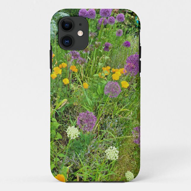 Capa Para iPhone 11 iPhone / iPad case Perpule Allium (Verso)