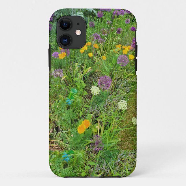 Capa Para iPhone 11 iPhone/iPad de Allium Roxo (Verso)