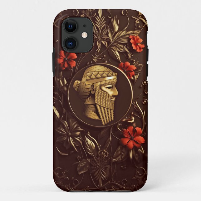 Capa Para iPhone 11 iPhone / iPad do Rei Sargon (Verso)