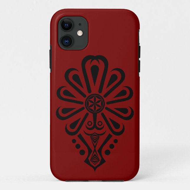 Capa Para iPhone 11 iPhone / iPad Padrão folk de planalto polonês (Verso)