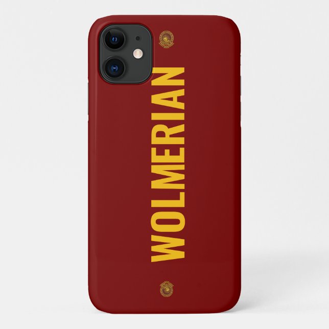 Capa Para iPhone 11 iPhone / iPad WOLMERIAN (Verso)