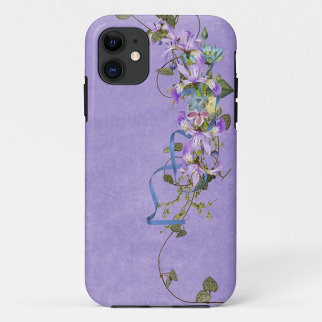 Capa Para iPhone 11 Iris e Ivy Buquê (Verso)