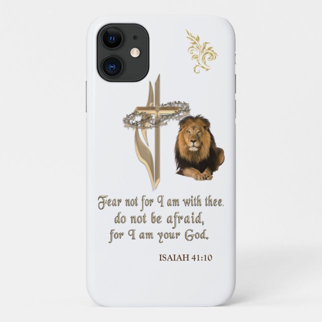 CAPA PARA iPhone 11 ISAIAH 41:10 (Verso)
