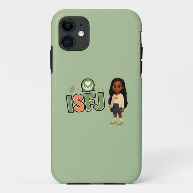 Capa Para iPhone 11 ISFJ — A Guardiã da Harmonia (Verso)