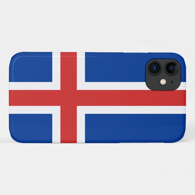 Capa Para iPhone 11 Islândia (Verso (horizontal))