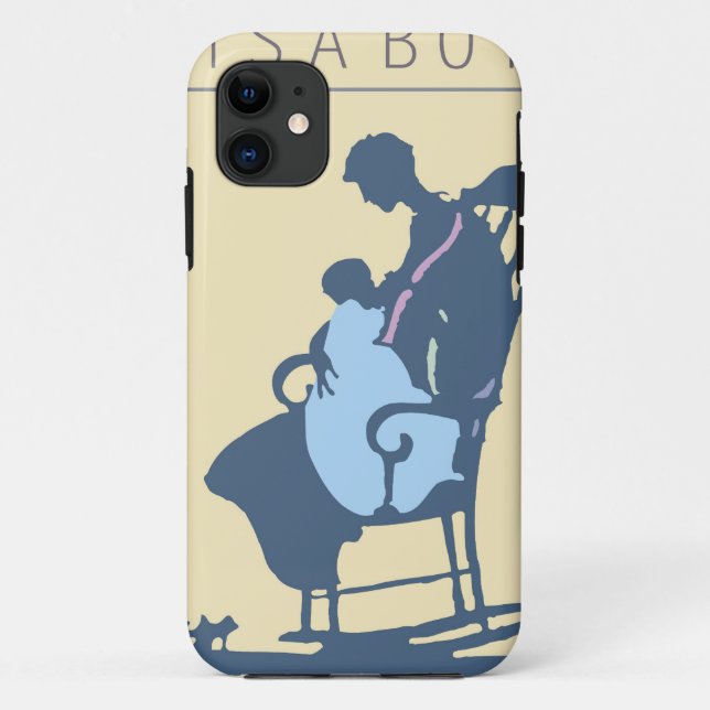 Capa Para iPhone 11 <It's a Boy> pelo mineiro de Steve (Verso)