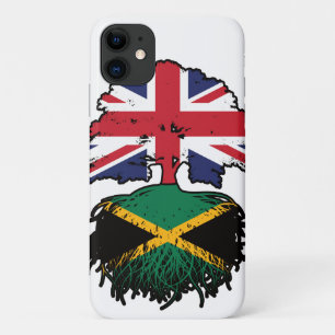 Capa Para iPhone 11 Jamaica Jamaican UK Tree Roots Flag