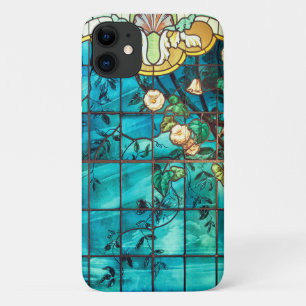 Capa Para iPhone 11 Janela de vidro manchado Art nouveau