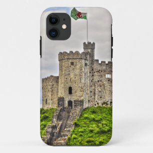Capa Para iPhone 11 Janela medieval do castelo de Cardiff, Cardiff