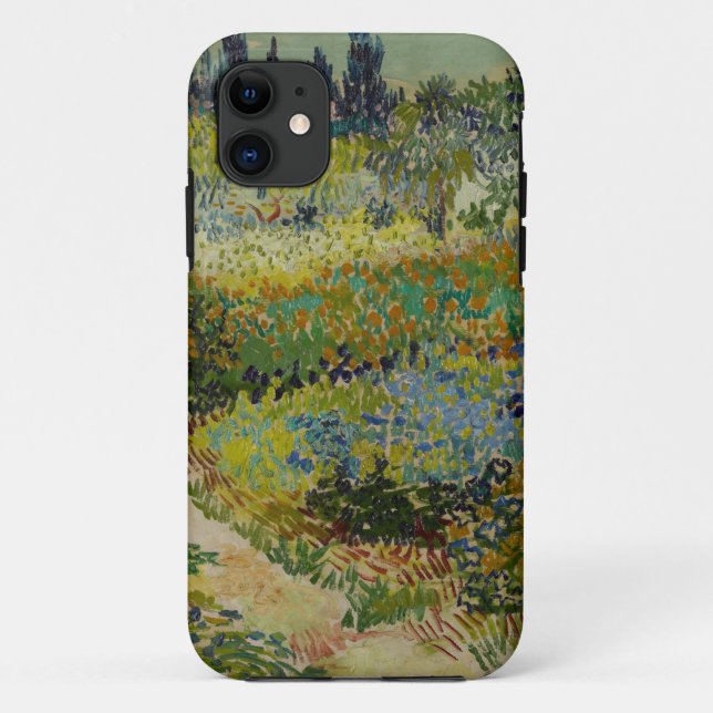 Capa Para iPhone 11 Jardim de Arles - Vincent Van Gogh (Verso)